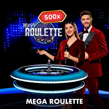 Mega Roulette game overlay