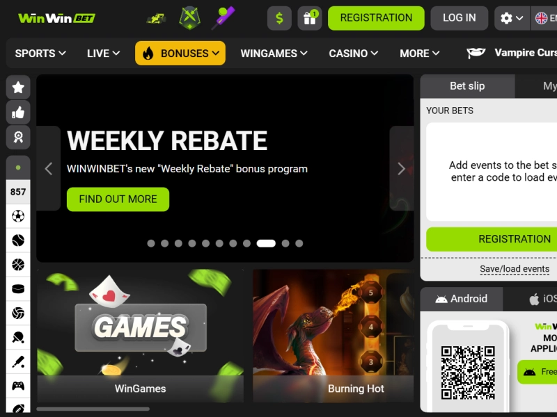 WinWin Nigeria official website homepage opened via login link